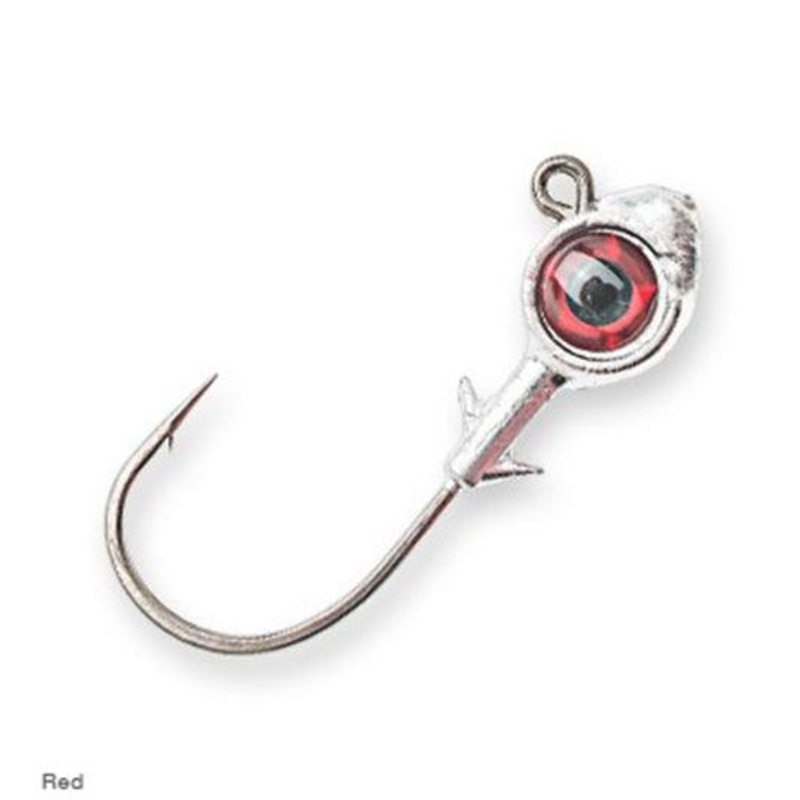 Z-Man Trout Eye Jig Heads 3/16oz Red