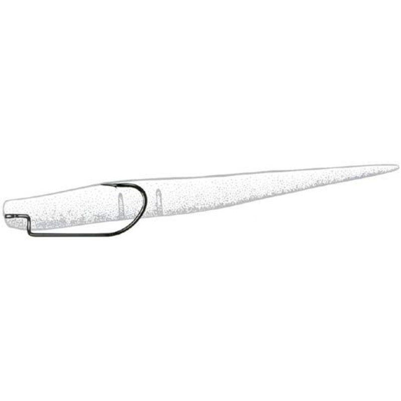 Owner Offset Wide Gap Shank Worm Hooks Size 1/0 (6pk)