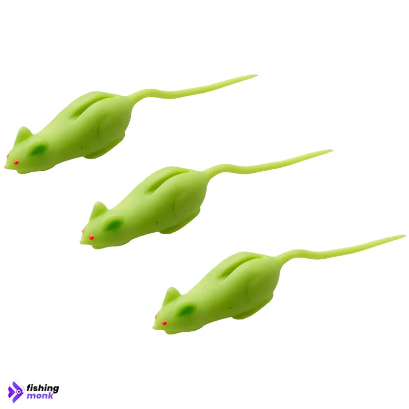 Tiemco Wild Mouse Soft Fishing Lure| 88mm | 4g | 3pcs/pkt Green