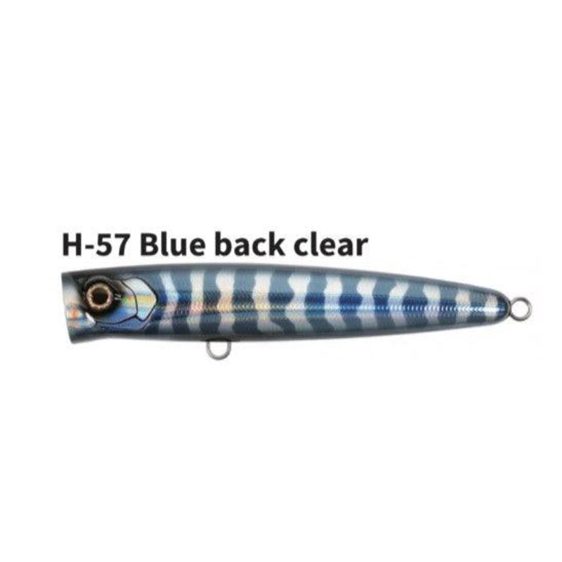 Major Craft Bassday 160mm Bungy Popper Blue Back Clear