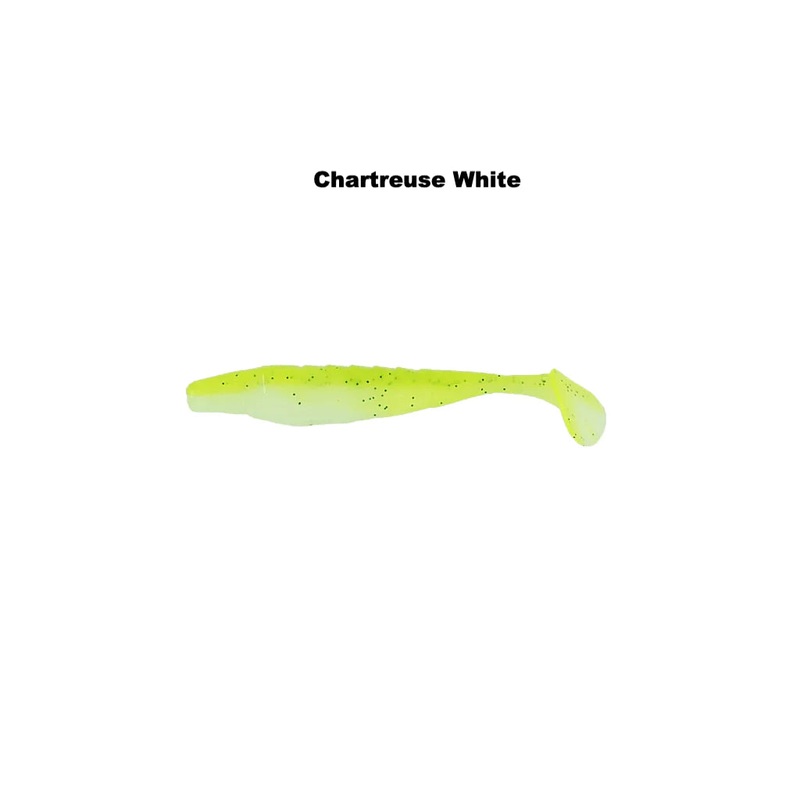 MISSILE BAITS SHOCKWAVE SWIMBAIT Chartreuse White 3.5″
