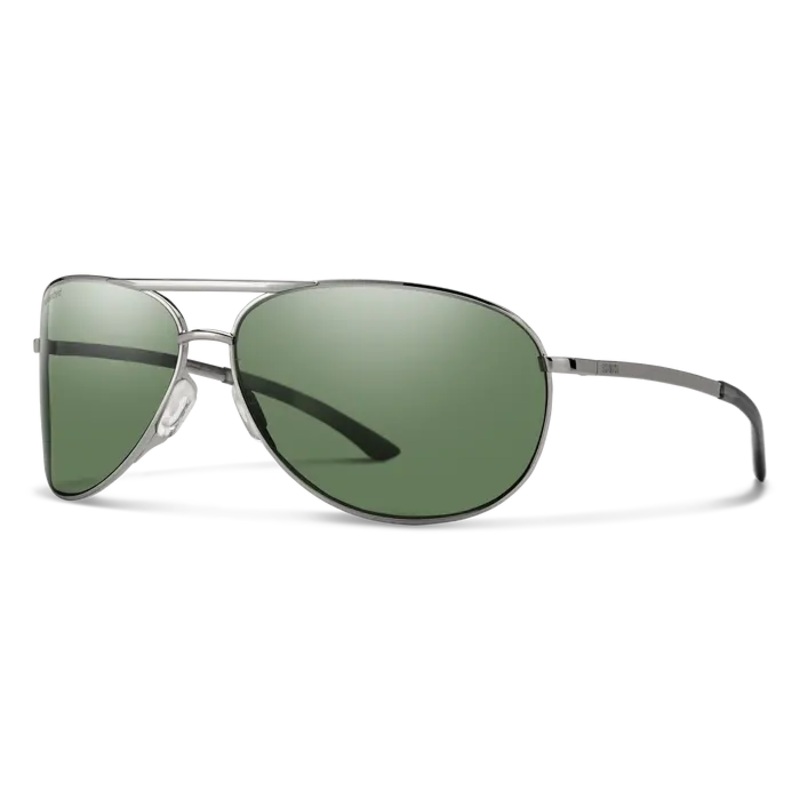 SMITH SERPICO 2 CHROMAPOP POLARIZED SUNGLASSES GUNMETAL GRAY GREEN