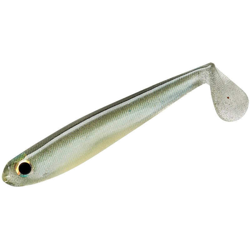 YUM Money Minnow Paddle Tail Swimbait Crystal Smoke 5 inch