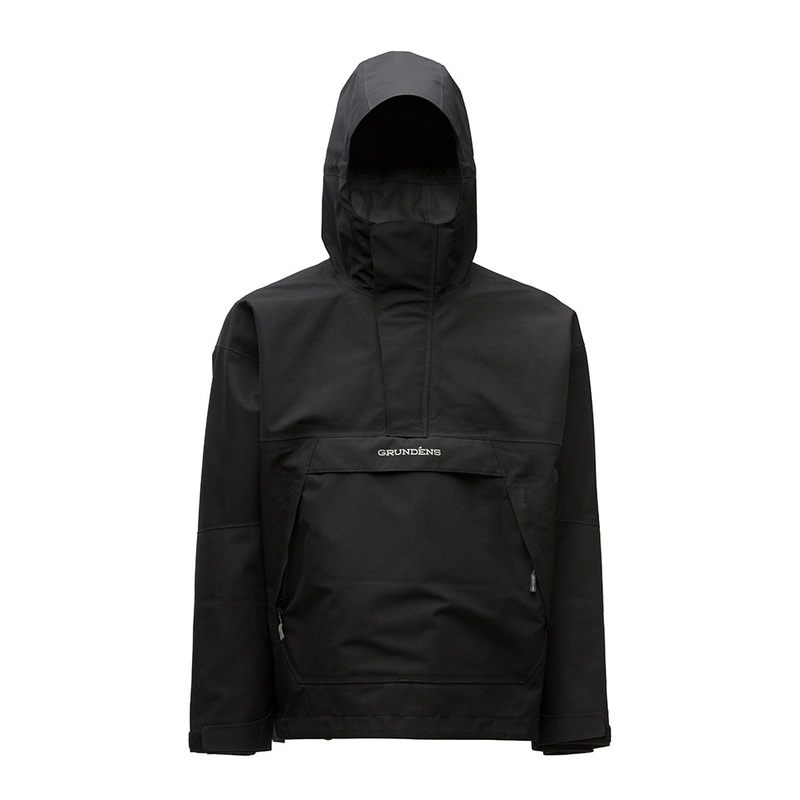 Grundens Buoy X Gore-Tex Anorak Jacket RED ORANGE/ANCHOR M