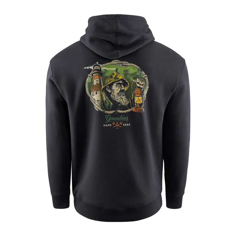Grundns M’s X Dark Seas Watchman Hoodie Black S