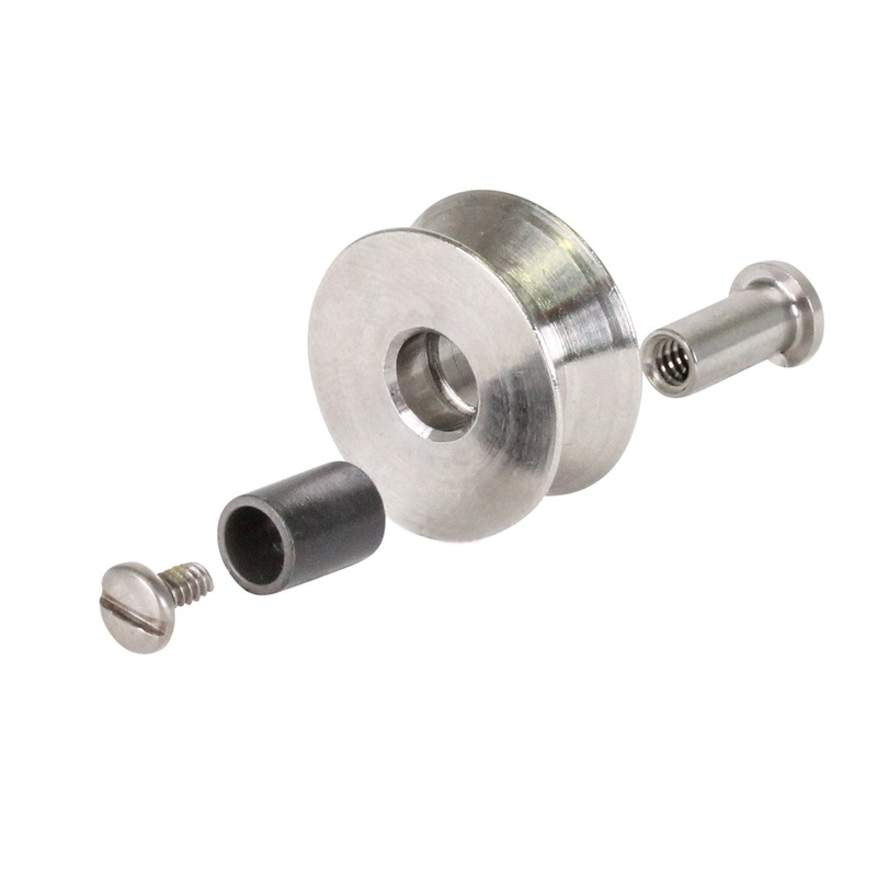 AFTCO Replacement Parts: Roller Guides & Tops Guide Roller Assembly #1 Gold