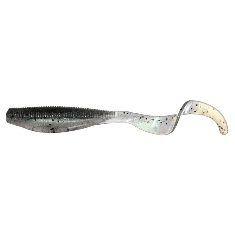 Z-Man StreakZ Curly TailZ 5 inch Soft Plastic Grub 4 pack Bad Shad