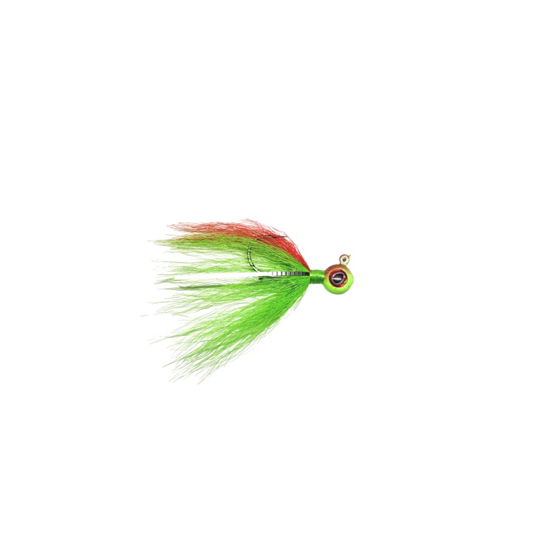 S&S Bucktails Big Eye Chartreuse/Pearl 1/2oz