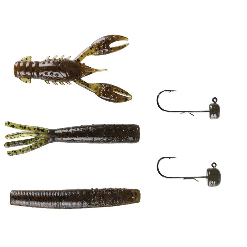 Z-Man KIT-NED-GP Ned Rig Kit – Green Pumpkin