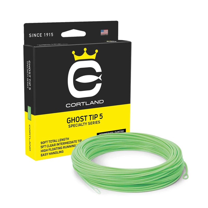 Cortland Ghost Tip 5 WF5I/F Clear /Mint Green