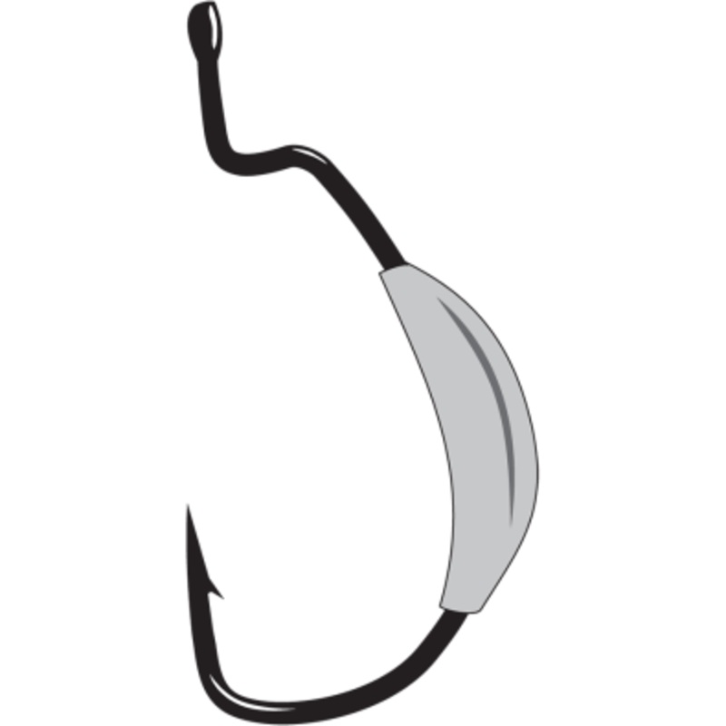 GAMAKATSU WEIGHTED EWG MONSTER 1/4 oz 5/0 Hook