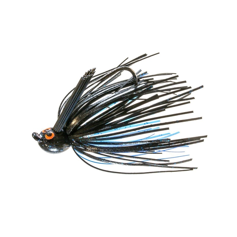 Z-Man CrossEyeZ Power Finesse Jig 1/4 oz. Black/Blue