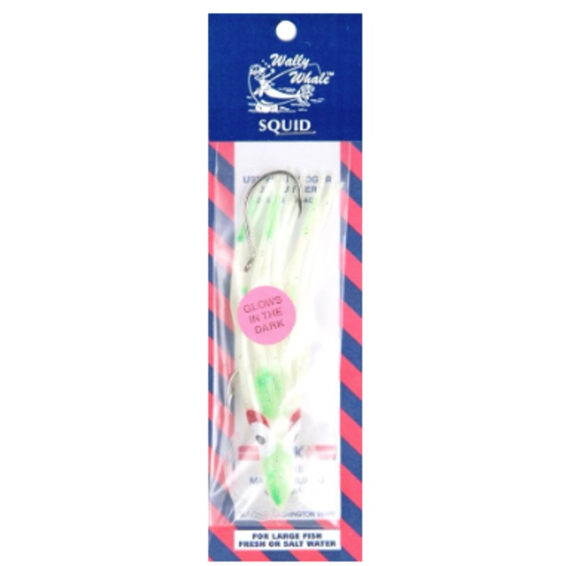 Zak Tackle Wally Whale 4.5″ Squid, Rigged, Milky