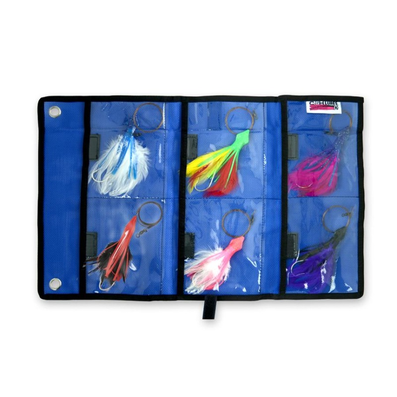 C&H LURES 6 POCKET LURE BAG WITH LURES NO ALIBI LURES