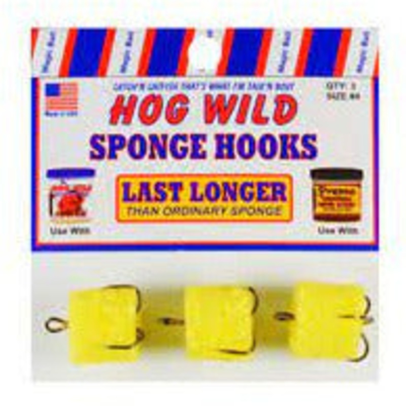 MAGIC BAIT WILD HOG SPONGE HOOK #4