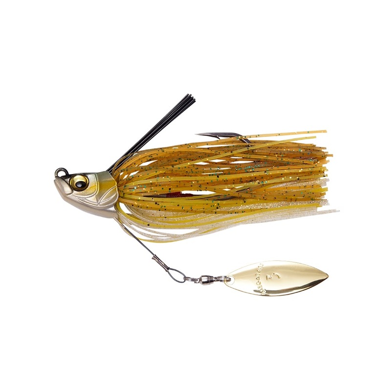 Megabass Uoze Swimmer Swim Jig 3/16 oz Black Blue