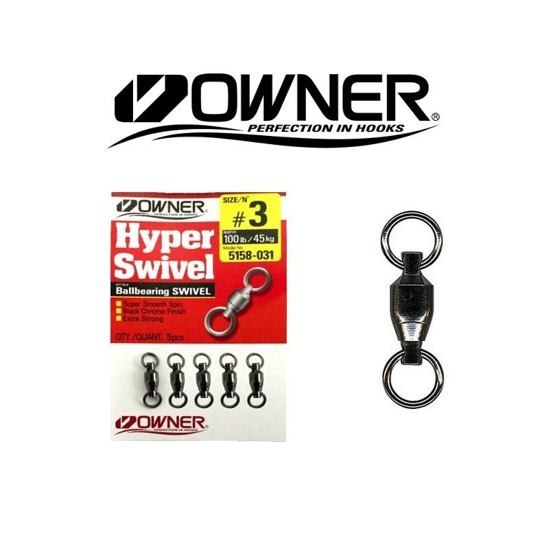 Owner Ball Bearing Swivels 5158 3(5pk)