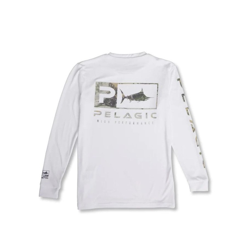 PELAGIC KIDS AQUATEK ICON OPEN SEAS CAMO WHITE 3T