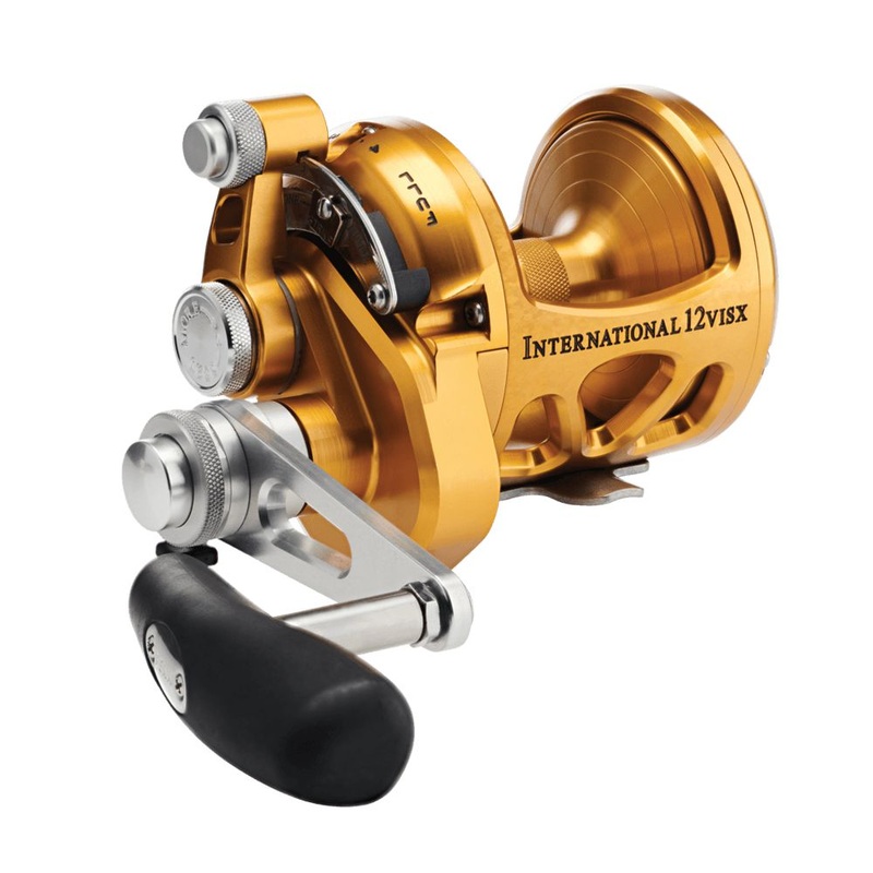 Penn International VISX 2-Speed Lever Drag Reels INT12VISX Gold