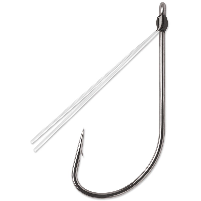 VMC Weedless Neko Hook Black Nickel 5 pack Size 2/0