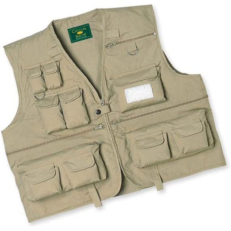 Crystal River C/R Utility Vest Tan Large