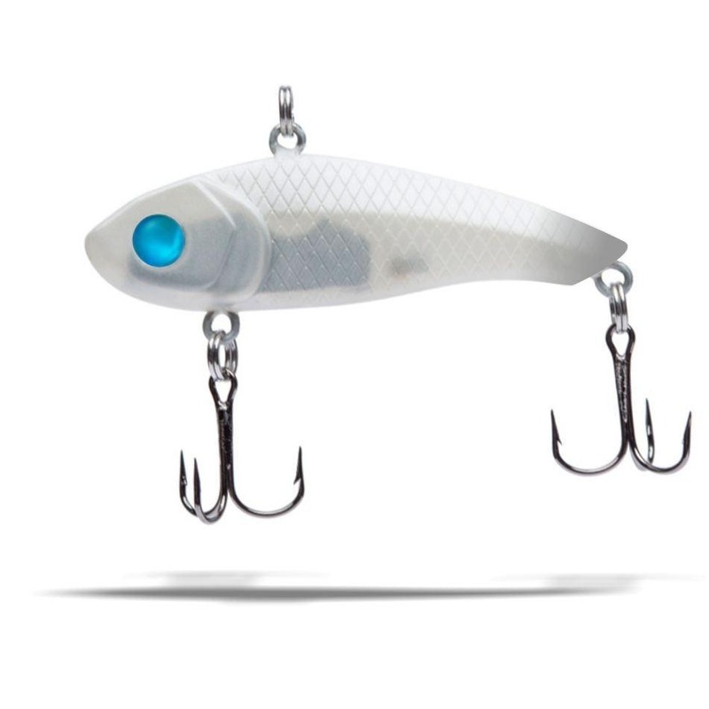 Dynamic Lures HD Ice 2″ Ice Jig 1/10oz Ghost White