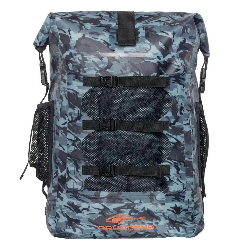 Grundens Rumrunner 30 Liter Backpacks Refraction Camo Dark Slate