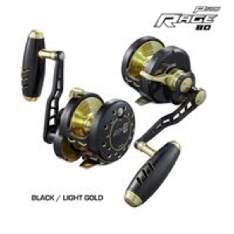 Maxel Rage Pro Drag Conventional Reels RAGEPRO-130BGD