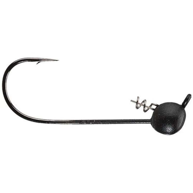 Owner Shakey Ultrahead 4pk 4/0 3/32 4/0 hook Black