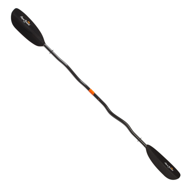 Aqua Bound Tango Carbon 2-Piece Bent Shaft Kayak Paddle Carbon Black 230cm