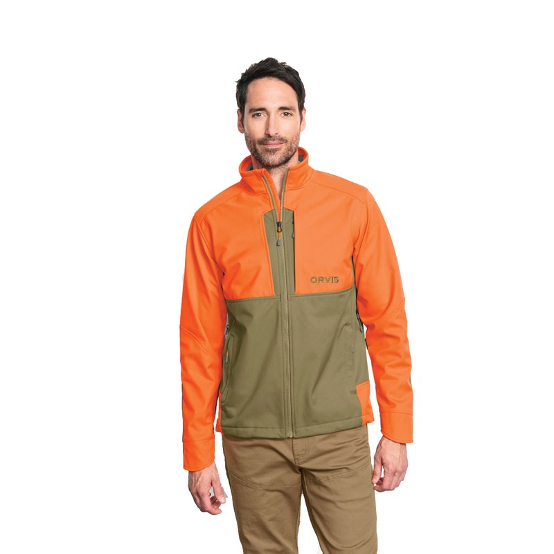 Orvis Upland Hunting Softshell Jacket Tan / Blaze S