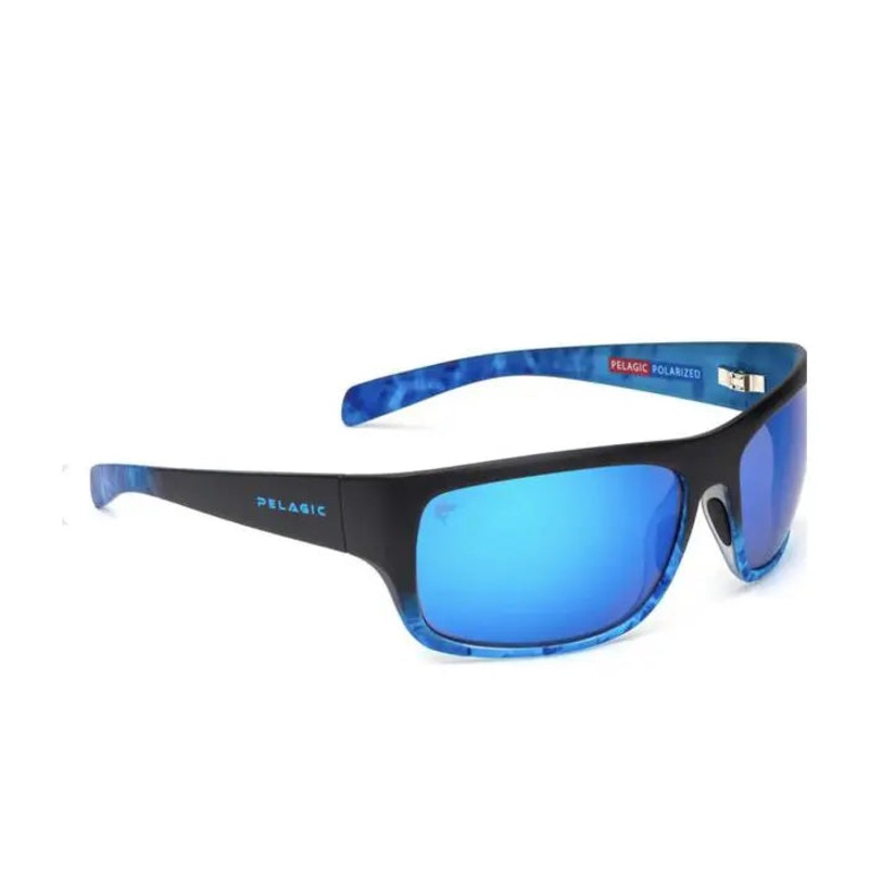 PELAGIC LIGHTHOUSE GLASS POLARIZED SUNGLASSES BLACK BLUE DORADO BLUE
