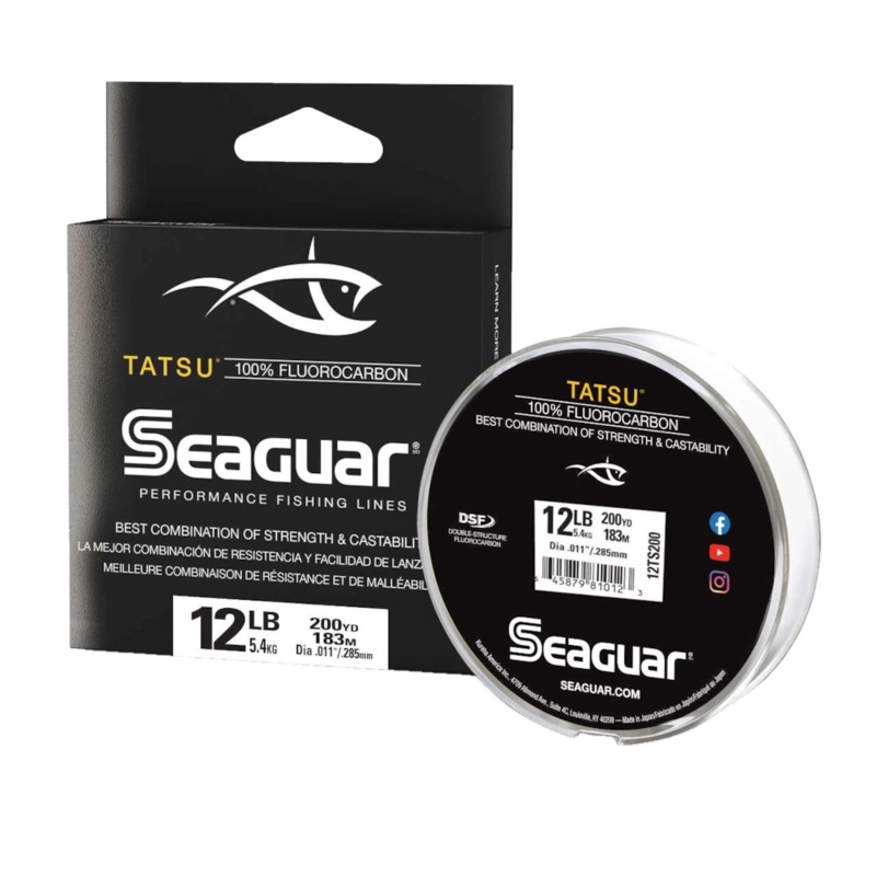 Seaguar Tatsu Fluorocarbon Mainline 4lb-10lb 200yd 04 LBS