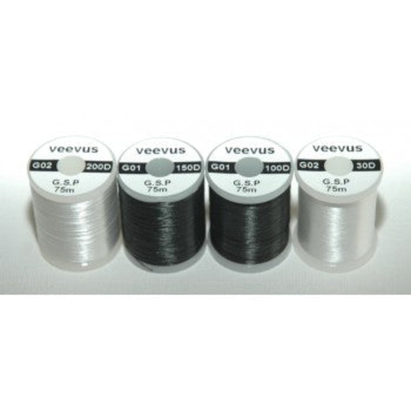 Veevus GSP Thread – Fly Tying White 30 Denier