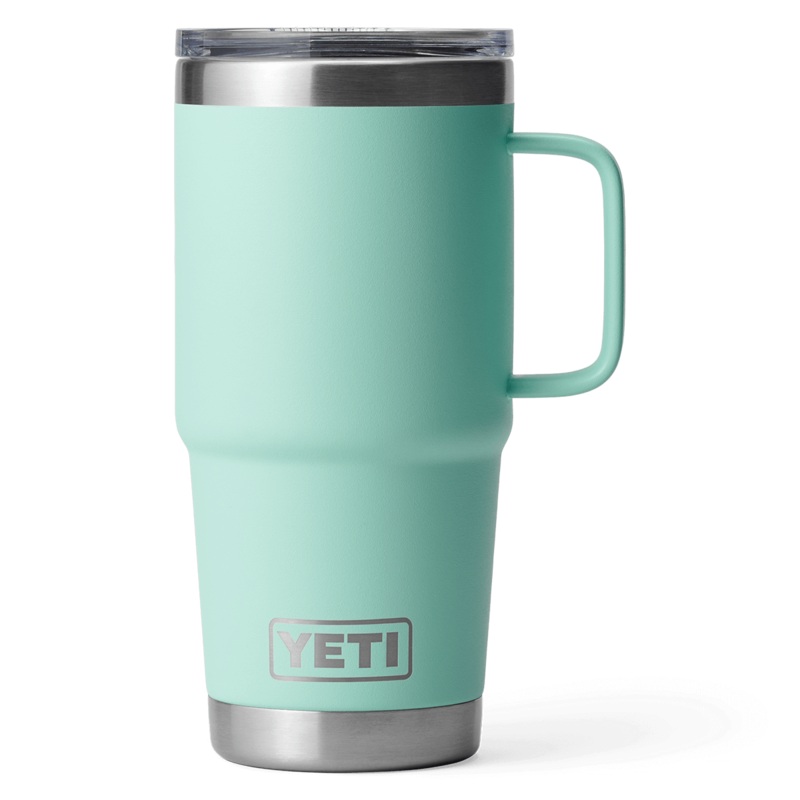 YETI RAMBLER 20 OZ TRAVEL MUG WITH STRONGHOLD LID – SEAFOAM