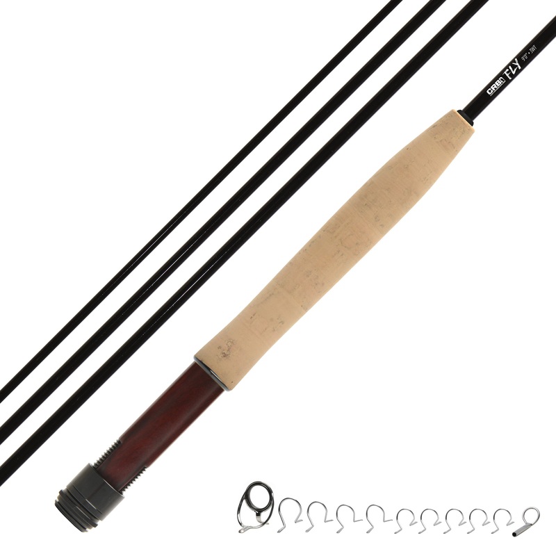 9’0″ 3wt Color Series Fly Rod Kits Gloss Black