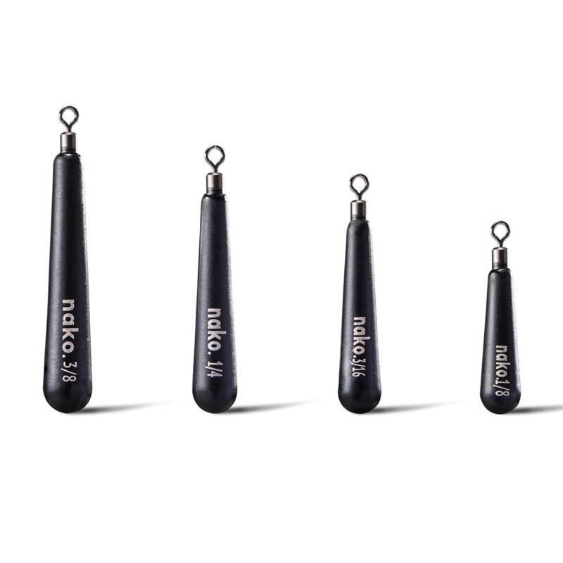 NAKO TUNGSTEN SKINNY FREE RIG WEIGHTS 1/8 oz