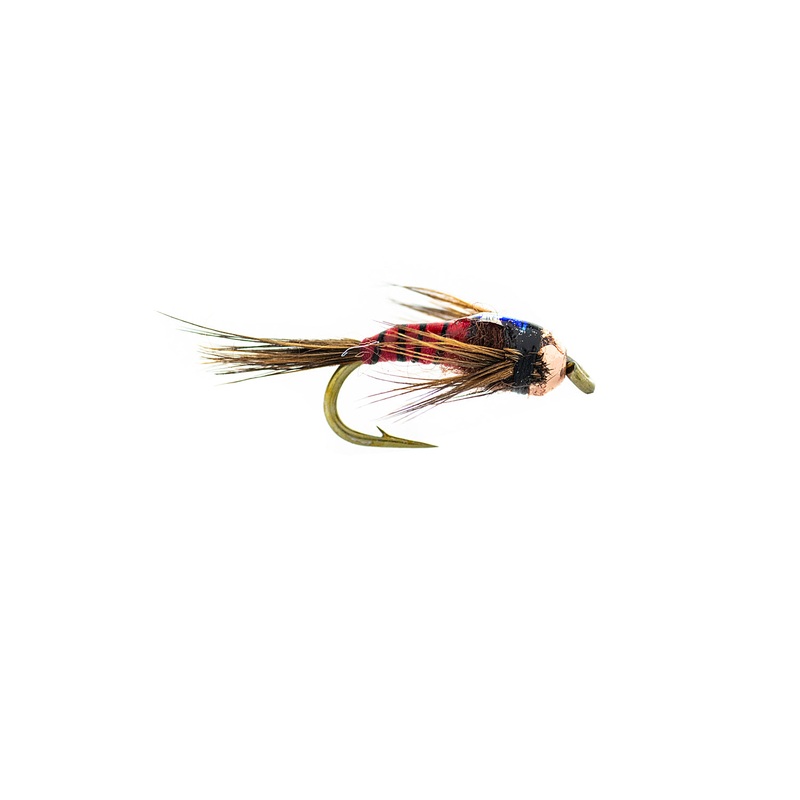 Umpqua Two Bit Hooker – Red (3-Pack) 16 Red