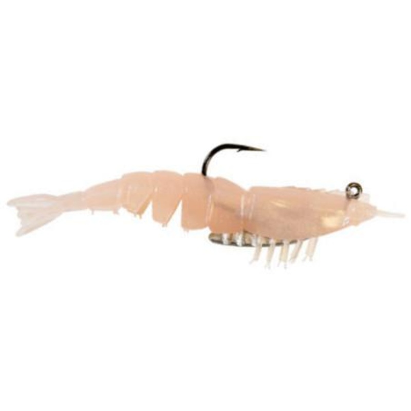 Z-Man EZ ShrimpZ 3 1/2 inch Rigged w/ Mustad Weighted Hook 2 pack Fried Chicken