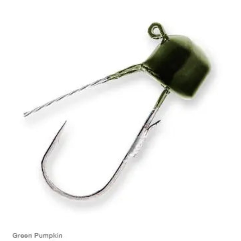 Z-Man Weedless Finesse Shroomz Jig Head (5 Pk) Black 1/10oz.
