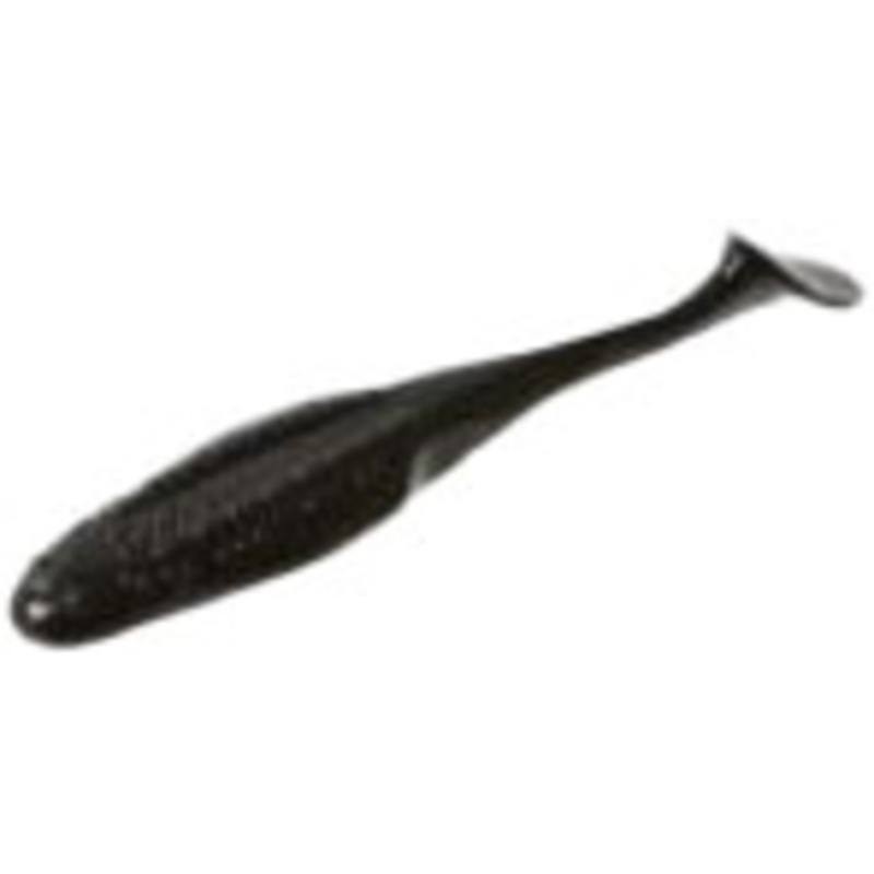 Zoom Uni Toad Paddle Tail Swimbait – 5 Pack Black