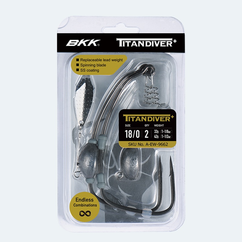 BKK HOOKS TITANDIVER+ HOOKS Size 6/0