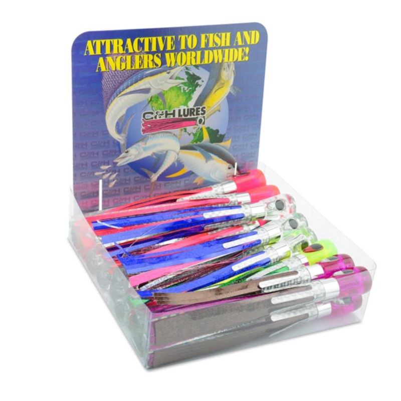 C&H LURES ALIEN MYLAR ASSORTED COLORS