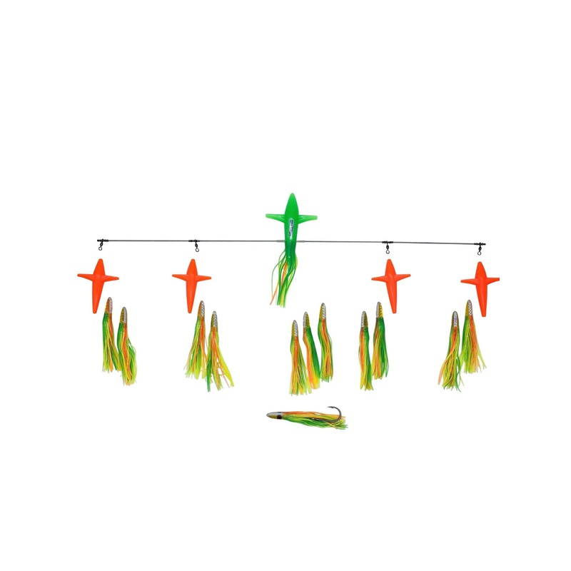 Chatterlures 36″ Splash Bar With 6″ Machines Trolling Lure Zucchini