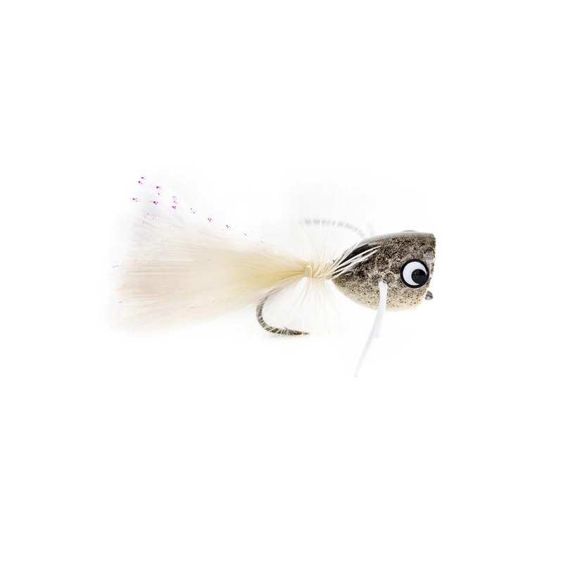 Solitude’s Pearly Bass Popper – Pearly (3-Pack) 8