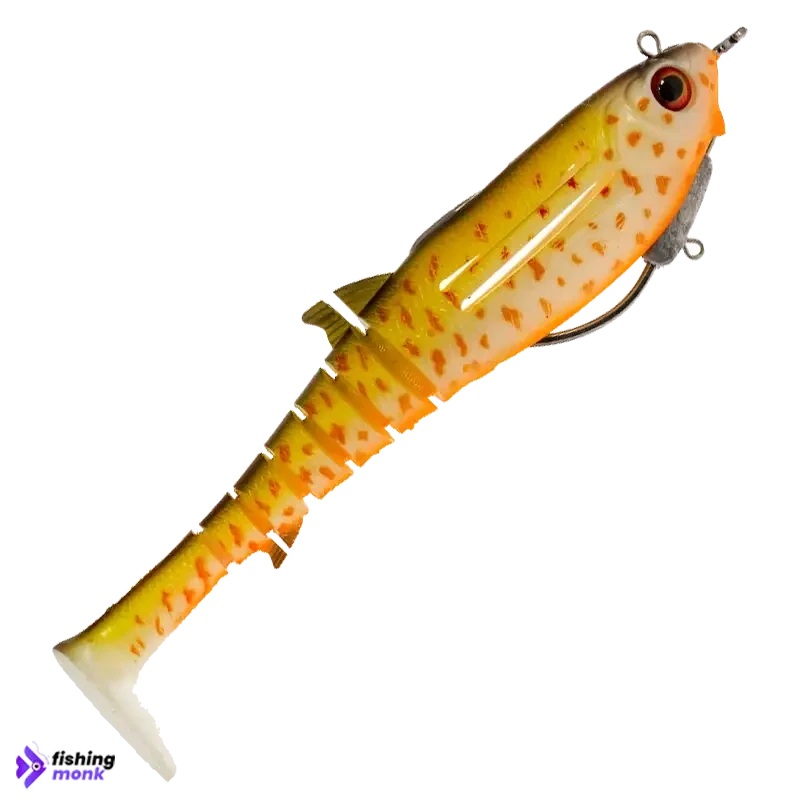Zerek Flat Shad X Weedless | 130mm | 24g Orange Belly Trout