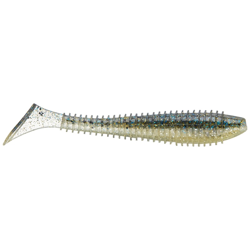 Zoom Z-Swim Paddletail Swimbait 3.8″ Blue Gill Flash