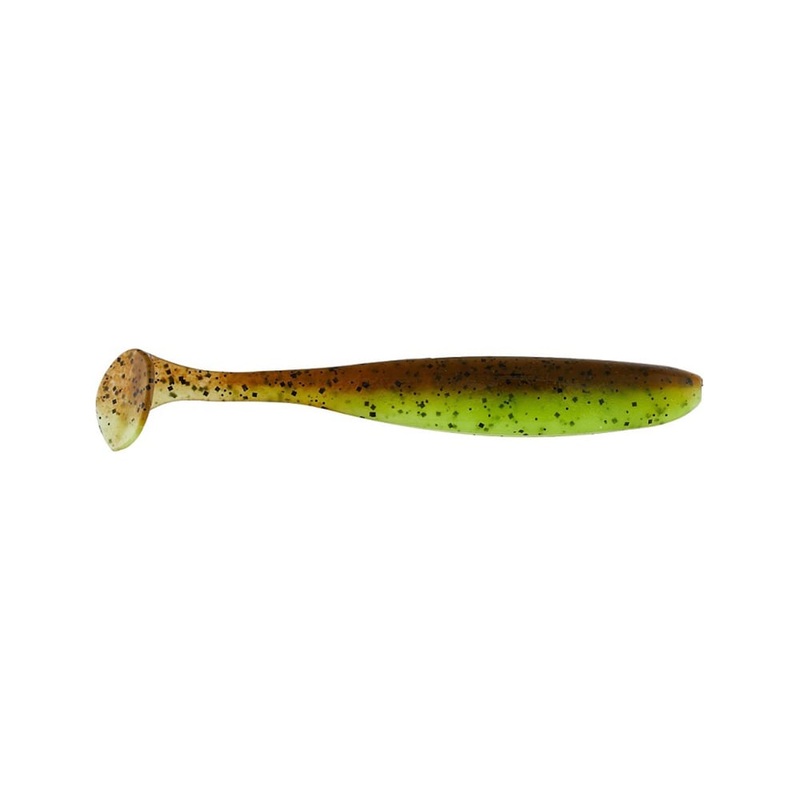 Keitech Easy Shiner Swimbaits 3″ Green Pumpkin Chartreuse