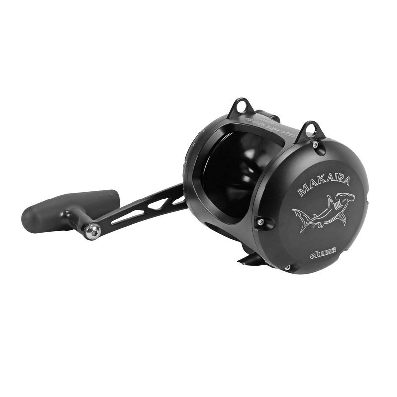 Okuma Makaira SEA Land Based Shark ver. 2-Speed Lever Drag Reels 50W Matte Black