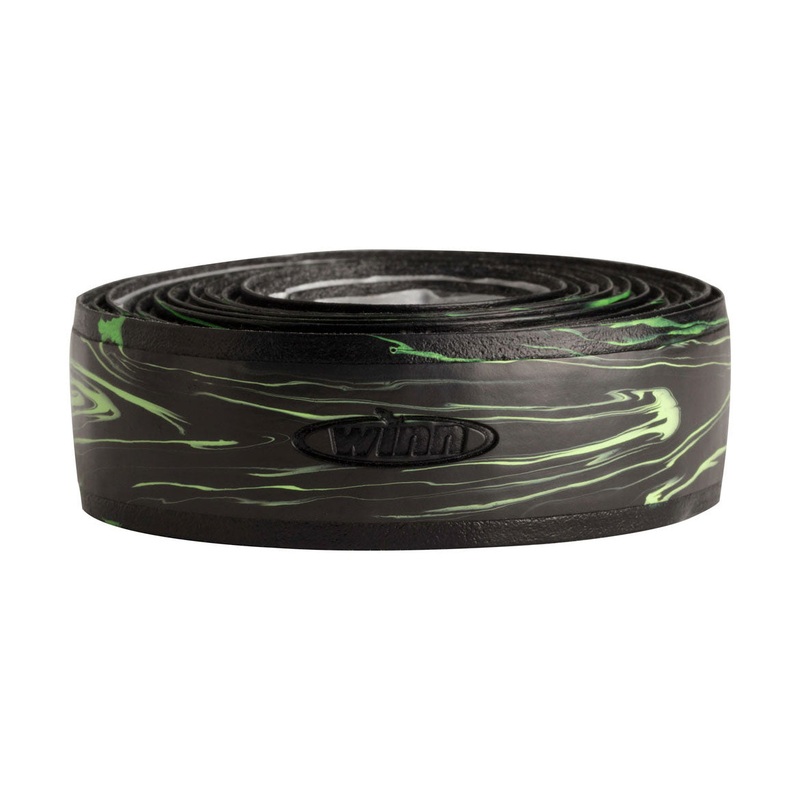 Winn Rod Overwrap Slim 66″ Black & Chartreuse